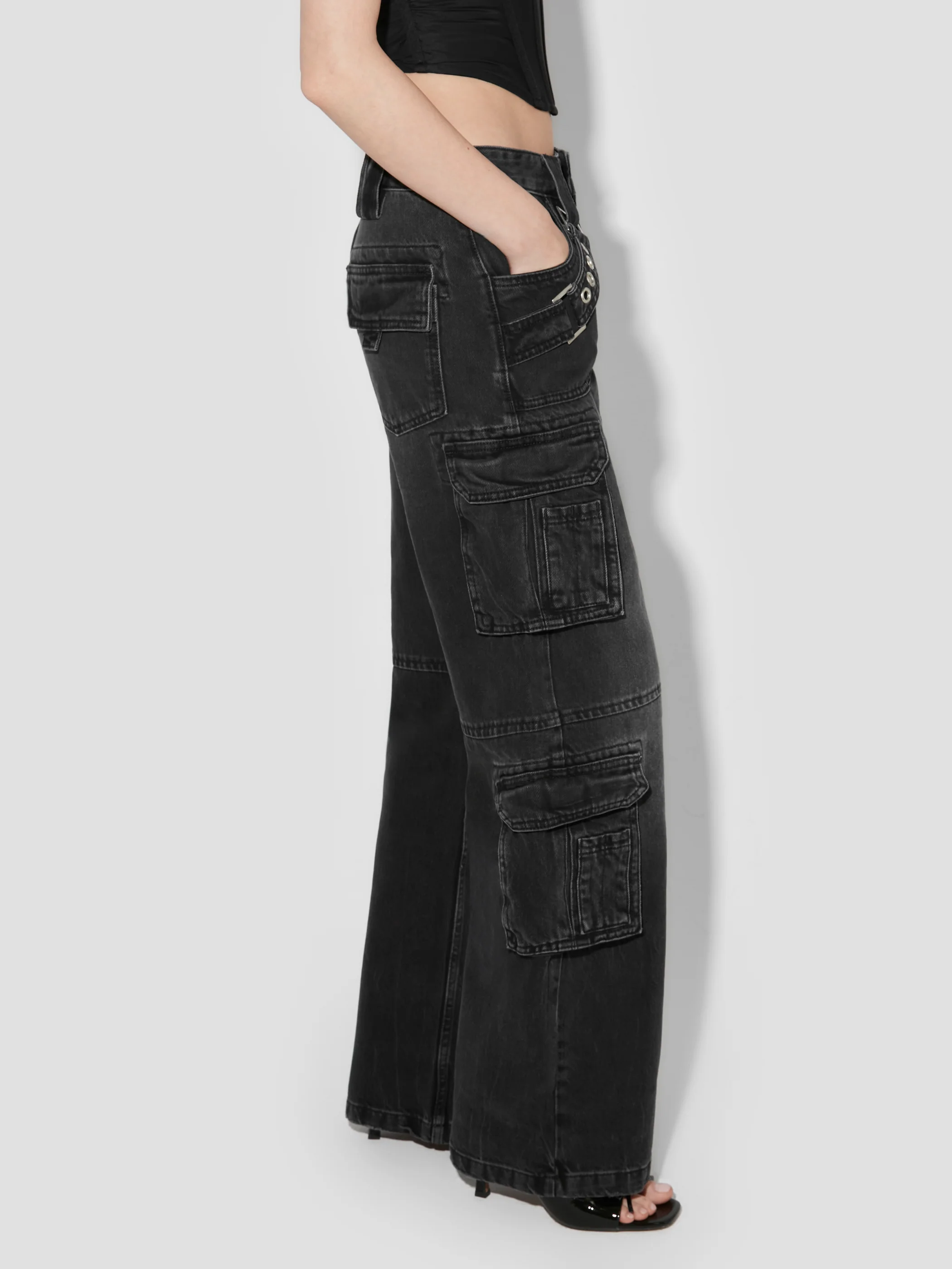 Harness Strap Cargo Trousers - Image 4