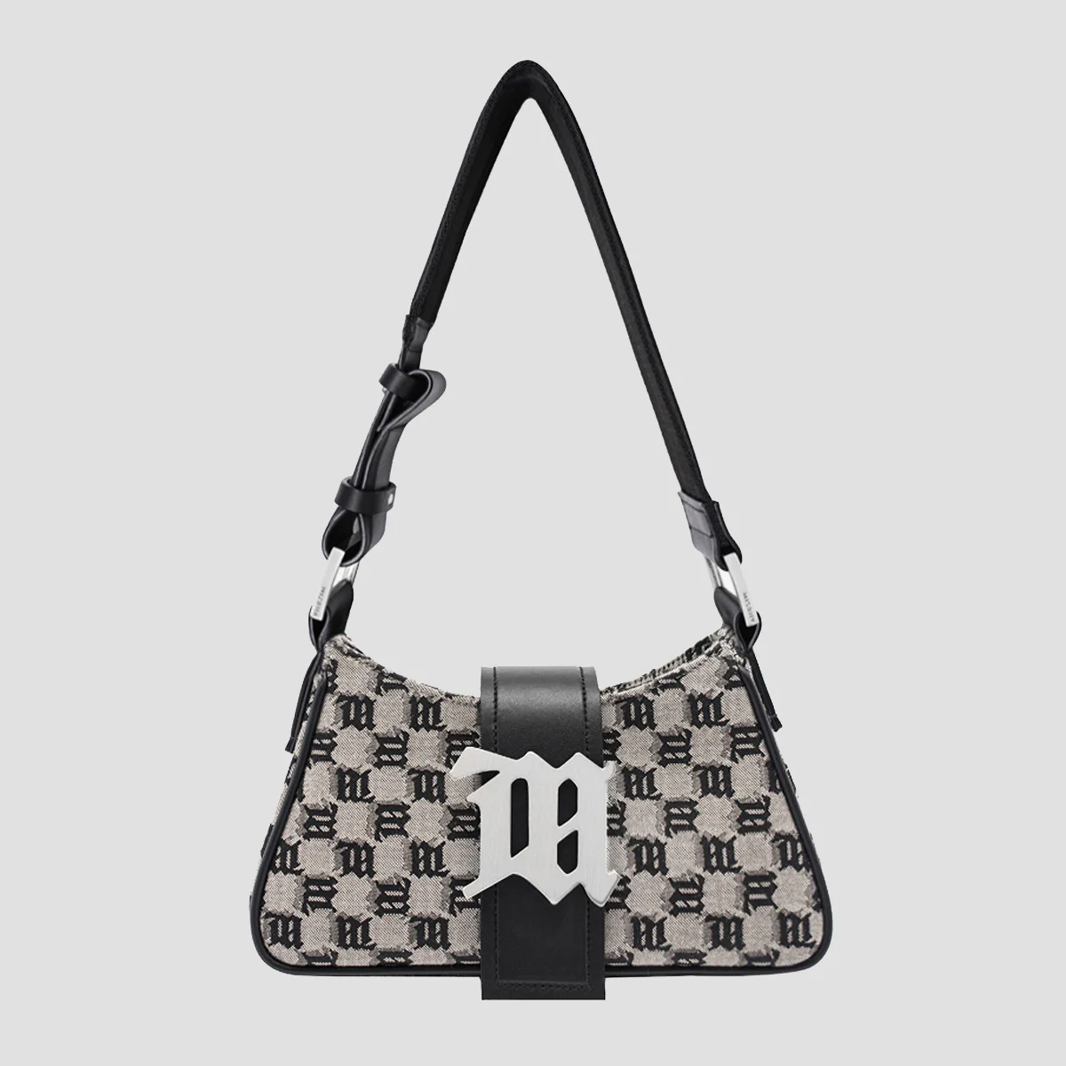 Jacquard Monogram Shoulder Bag Small - Image 7