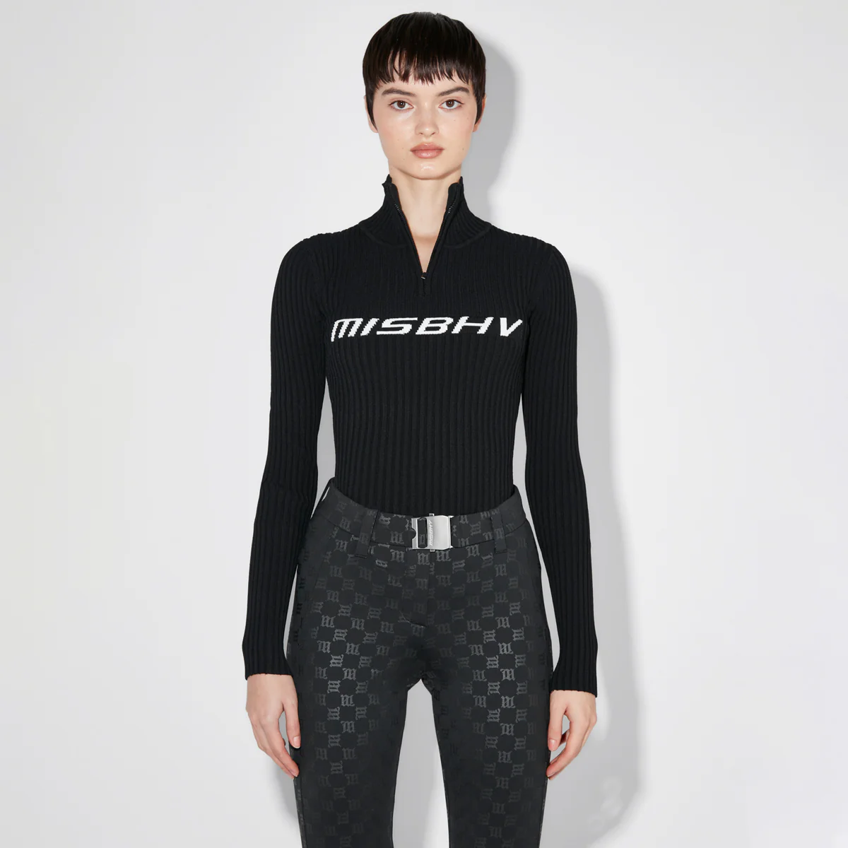 Knitted Quarter-Zip Longsleeve Ski - Image 6