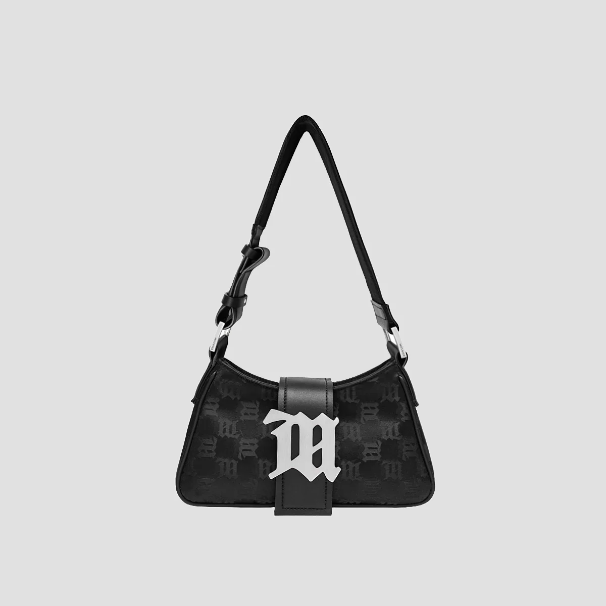 Nylon Monogram Shoulder Bag Small - Image 9