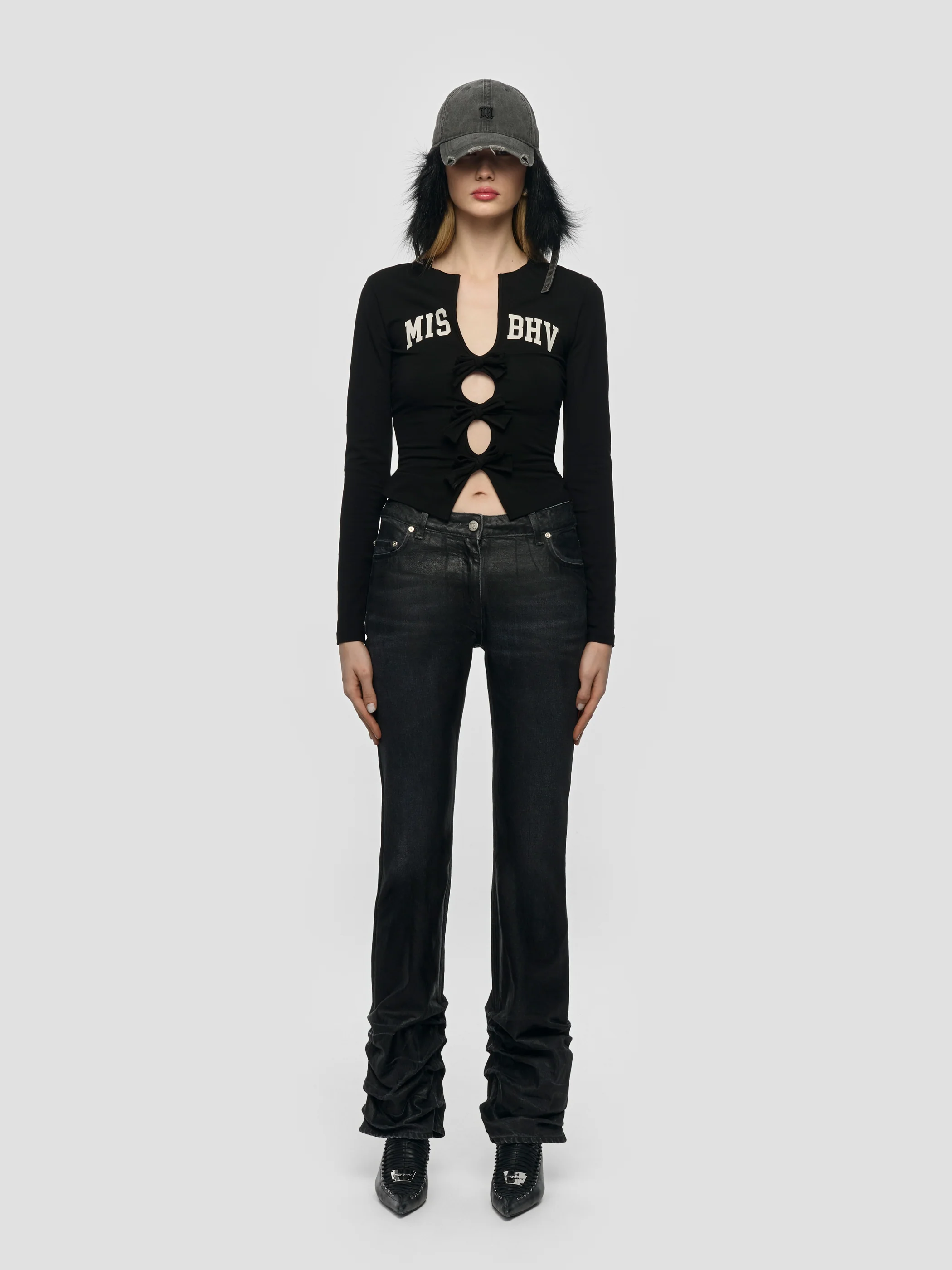 Varsity Bows Longsleeve Top - Image 3